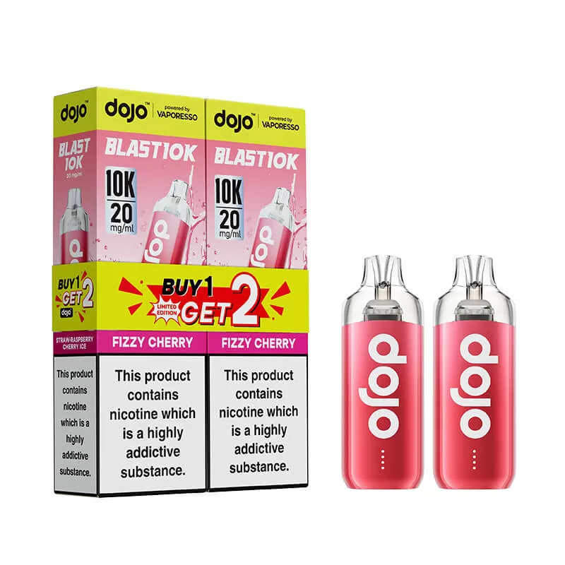 Vaporesso DOJO Blast 10K Prefilled Pod Vape Kit 2pk - Pineapple Ice - Image 3
