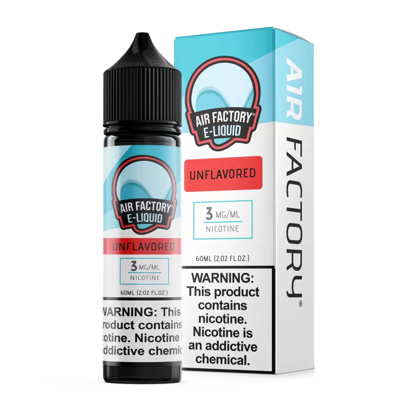 Air Factory - Unflavored - 60ML E-Liquid - 6MG