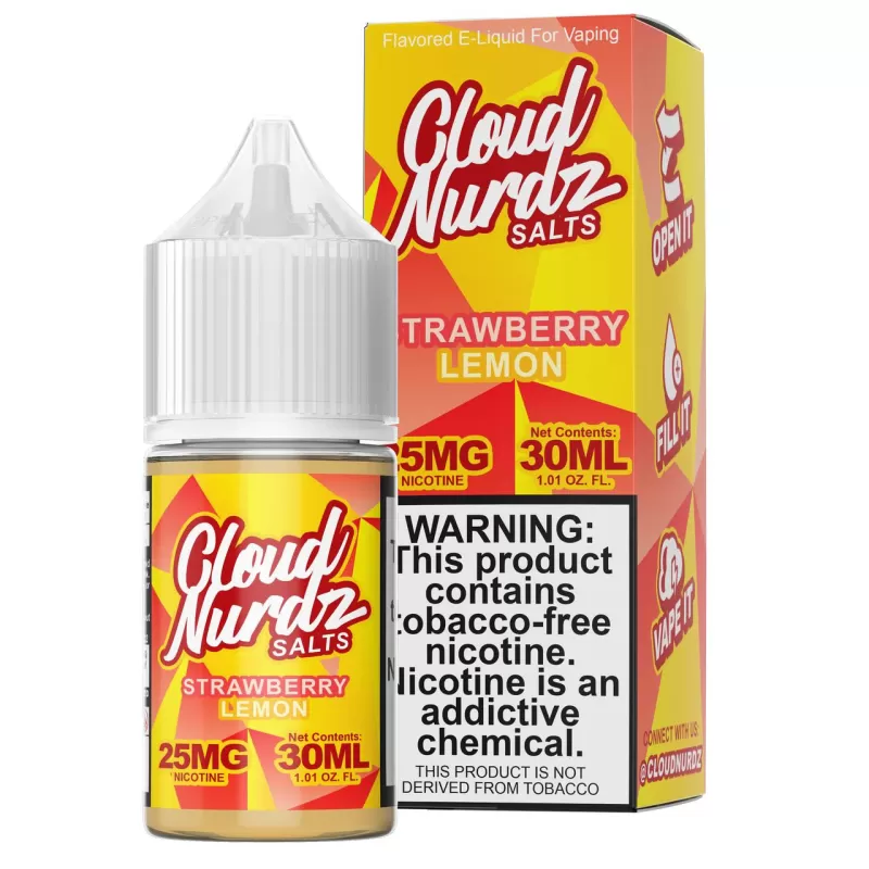 Cloud Nurdz TFN Salt Premium E-Liquid 30ml - ICED Aloe Mango / 50mg - Image 2