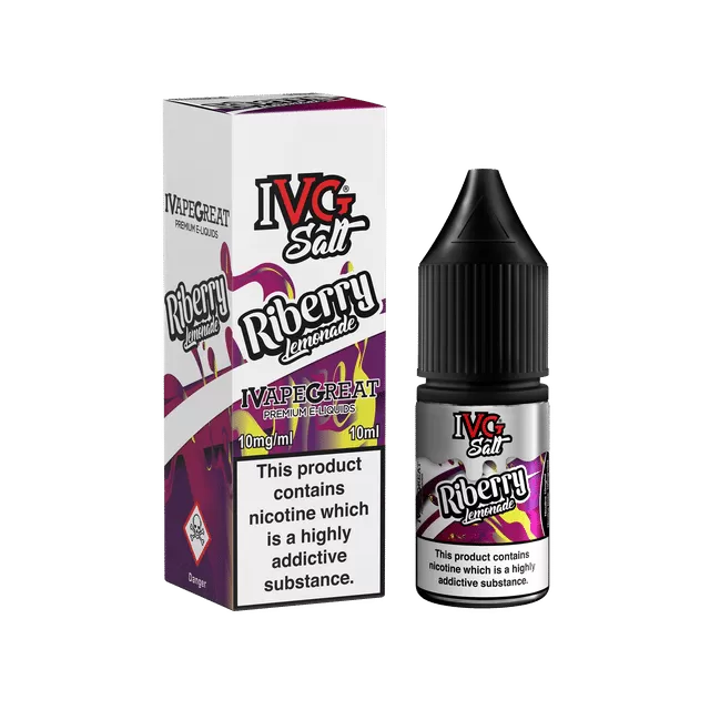 Riberry Lemonade IVG Nic Salt e Liquid 10ml – TPD - Vapestorm Co
