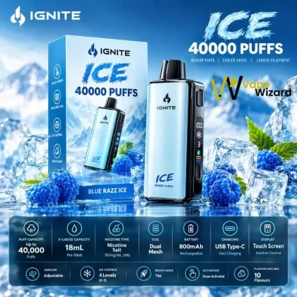 Ignite Ice 40000 Puffs Disposable Vape