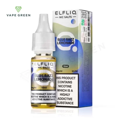 Blue Razz Lemonade Nic Salt E-Liquid by Elf Bar Elfliq - Eliquidsupply