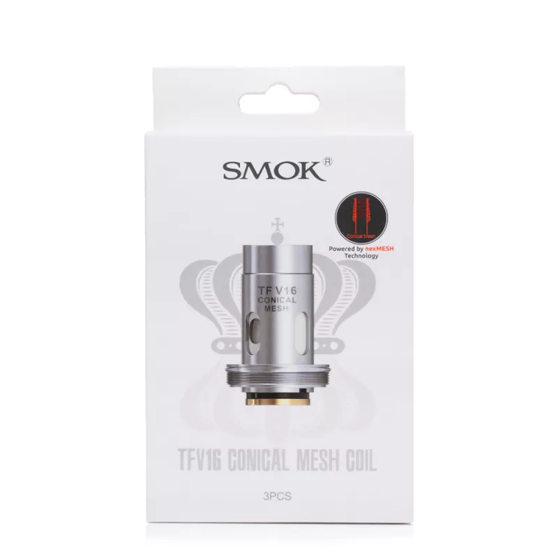 SMOK TFV16 Mesh Coils - 3 Pack; 0.12 Ohm Dual Mesh, 0.15 Ohm Triple Mesh