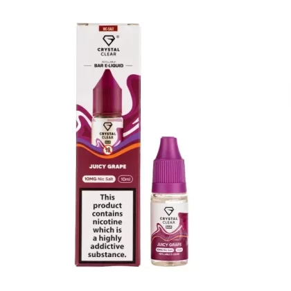 Juicy Grape Nic Salt E-Liquid by Crystal Clear - Vape Product, Vape Product