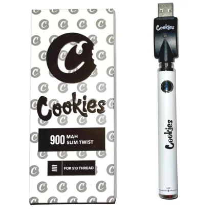 510 Thread Battery – Cookies Slim Twist 510 Vape Battery 900mAh