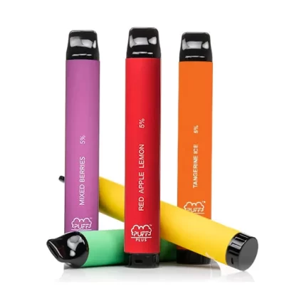 Puff Bar Plus 800 Disposable - 800 Puffs; Blue Raspberry Lemonade, Cool Mint