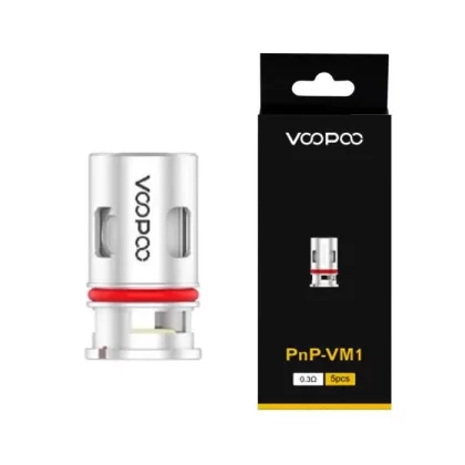 VOOPOO PnP Coils 5pk - M2 0.6 ohm - Skullvaping