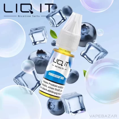 Lovesticks LIQ IT Liquid – Blueberry Ice - 20mg/ml, Nikotinfrei; Blaubeere