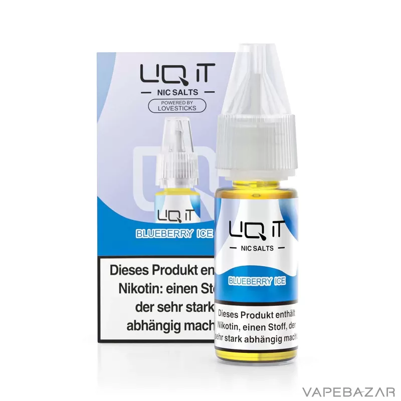 Lovesticks LIQ IT Liquid – Blueberry Ice - 20mg/ml, Nikotinfrei; Blaubeere - Image 3