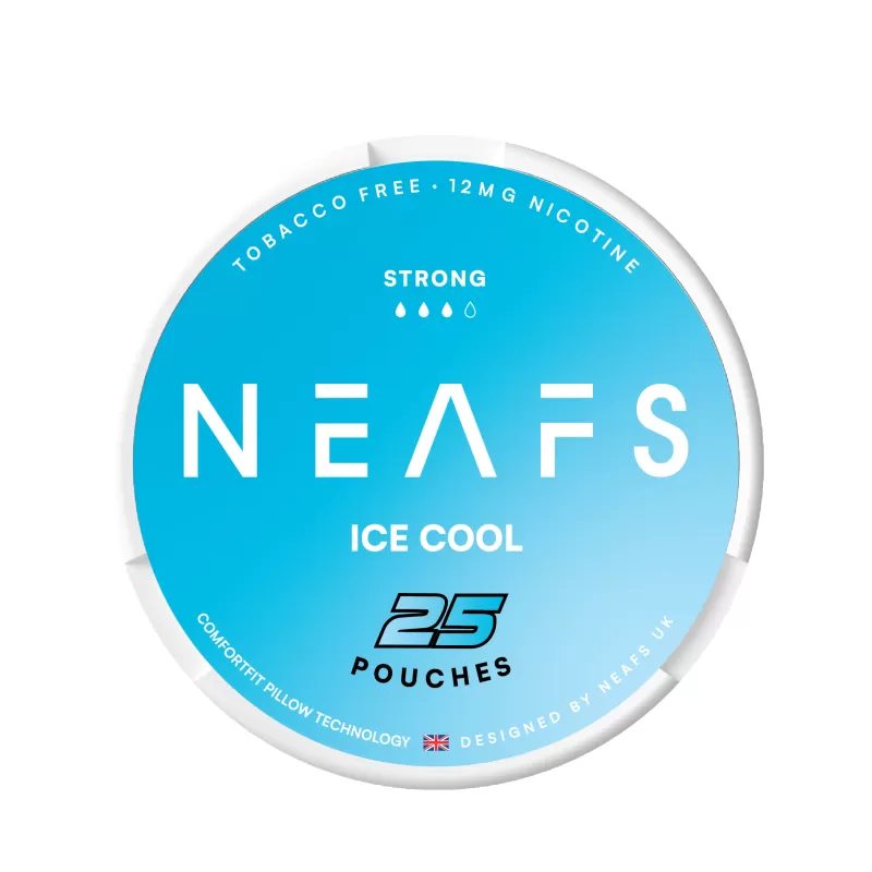 Neafs 12mg Strong Nicotine Pouches - Blueberry Ice, Ice Cool; Vape Product, Medium - Image 3