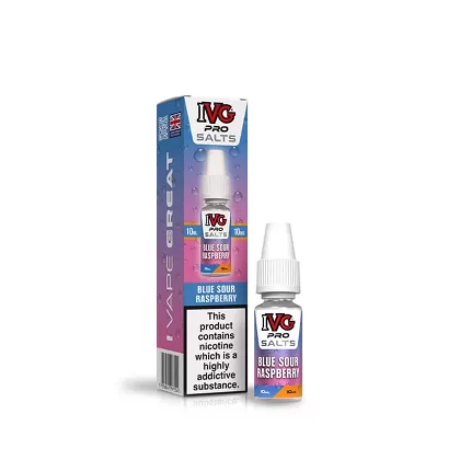 IVG Pro Salts Blue Sour Raspberry 10ml E-Liquid - 20mg
