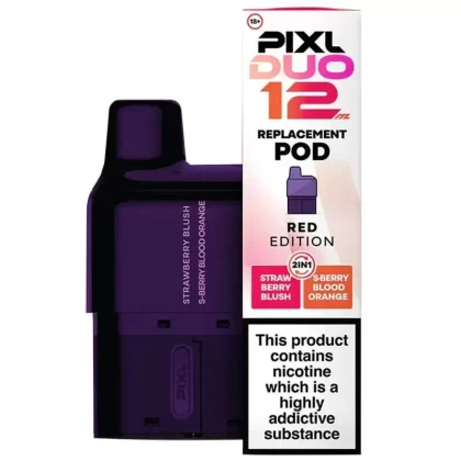 Pixl Duo 12 Replacement Pod Red Edition
