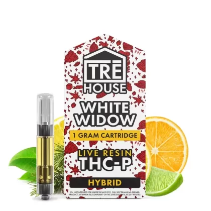 Tre House Live Resin White Widow THC-P Cartridge – 1000mg - Ejuicewarehouse