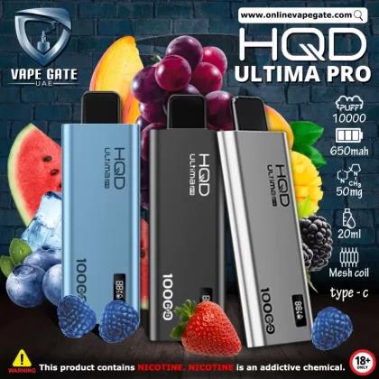 HQD Ultima Pro Disposables Vape - Ice Mint / 50 mg