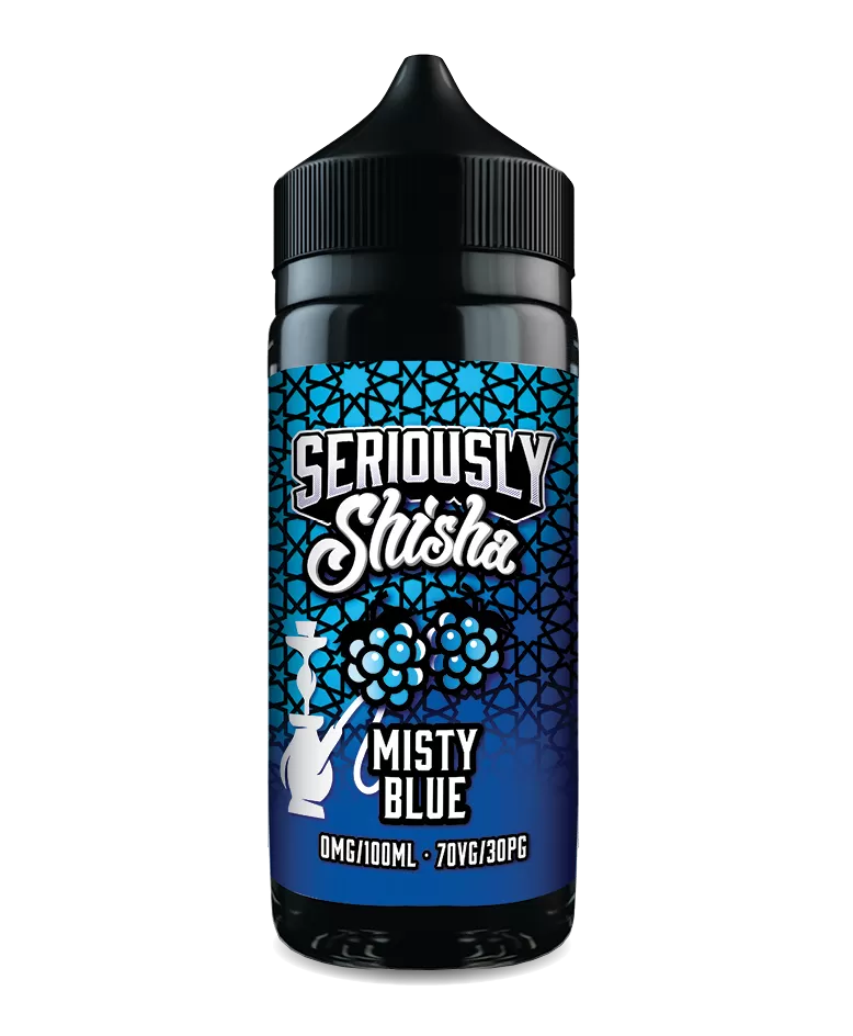 SERIOUSLY SHISHA 100ml Shortfill - Misty Blue / Yes - Image 2