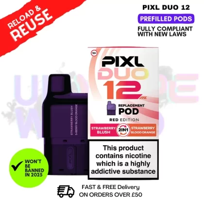 Red Edition Pixl Duo Replacement Pod – £6.99