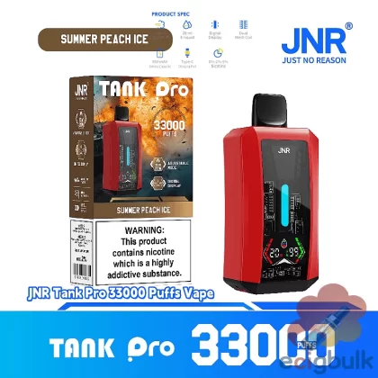 JNR Tank Pro 33000 Disposable Vape | 33,000 Puffs & Digital Display