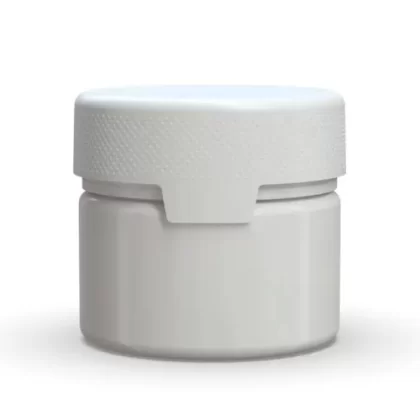 CHUBBY GORILLA | Child Resistant White Plastic Aviator XL Container w/ White Cap | 300mL – 10oz – 80 Count