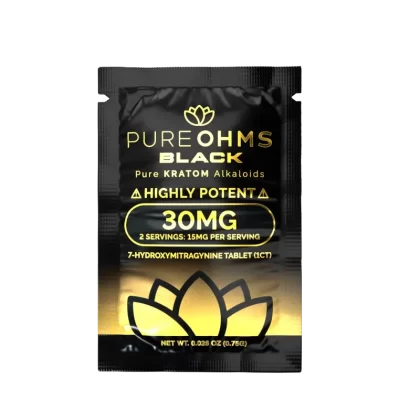 7-Hydroxy Tabs | Pure OHMS Black - Vape Store