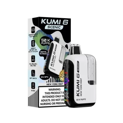 Kumi 6 Scenic SFN 5% Disposable New York Mint - Ecigdepot