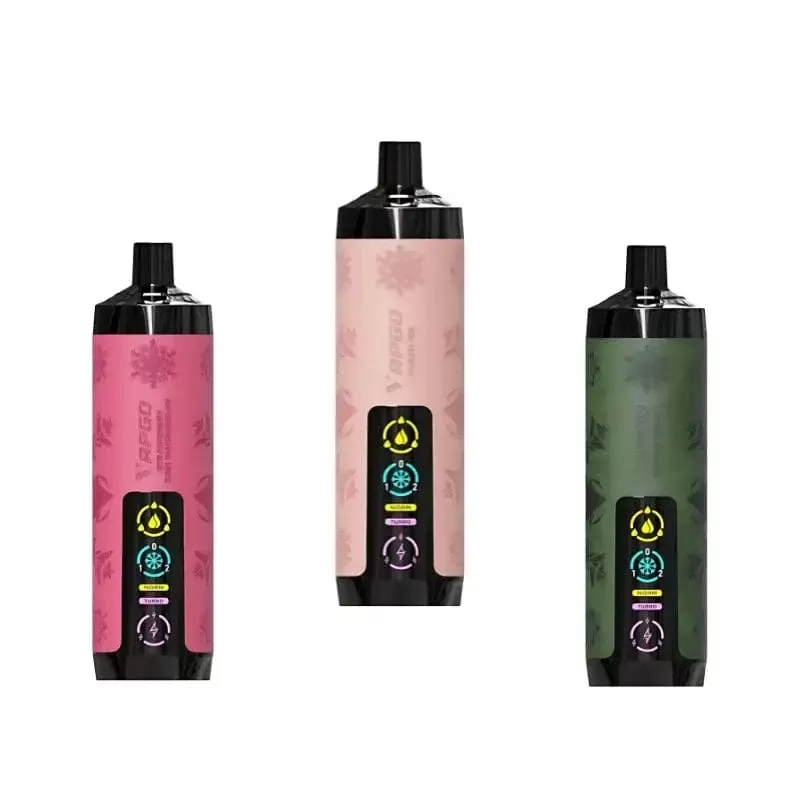 VAPGO Chill Shisha 30K Ice Control Disposable Vape (0.6% 30,000 Puffs) - Blue Razz Lemonade, Grape Mint
