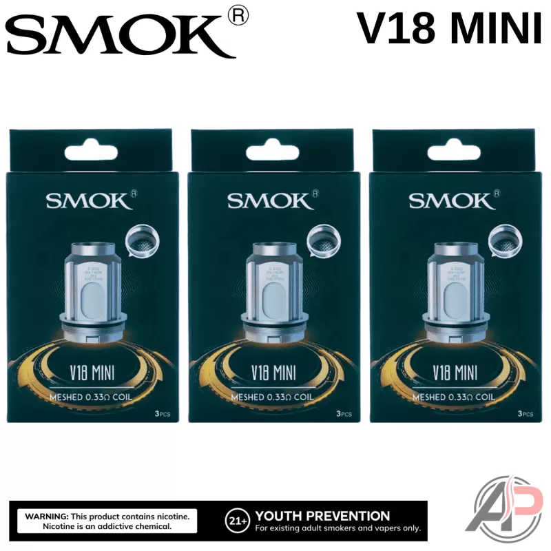 Smok V18 Mini Replacement Coils 3 Pack