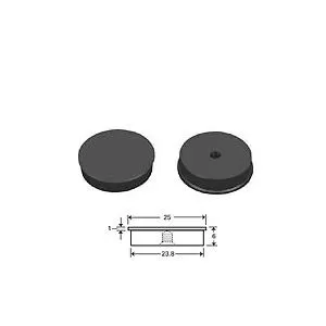 Carbon Mount, Hitachi, Int. Thread (M4), 25mm dia. Graphite