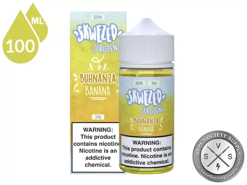 Banana Iced SKWEZED 100ml - Image 3