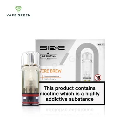 Fire Brew Prefilled Pods by SKE Crystal Plus