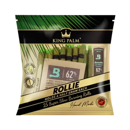 King Palm Tubes Rollies 1/2G 25pk - Vape Store