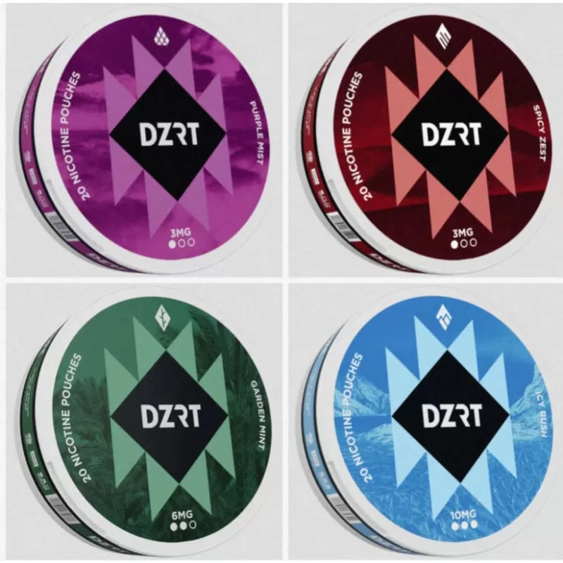 DZRT Nicotine Pouches In UAE - Vapesmokezone