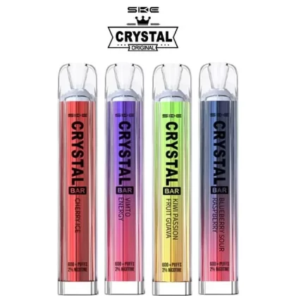 SKE Crystal Bar 600 Puffs Prefilled Pod Kit – Box of 10