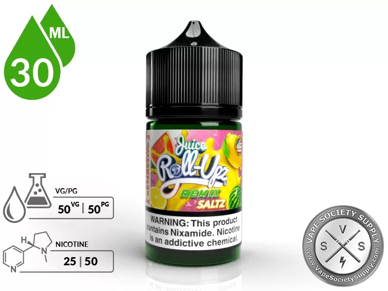 Watermelon Lemonade by Juice Roll Upz Remix Saltz 30ml - Image 2