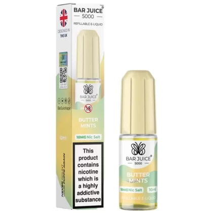 Butter Mints Nic Salt E-Liquid by Bar Juice 5000 (10ml) - 20mg