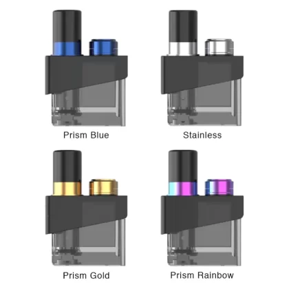 SMOK Trinity Alpha Replacement Pod Cartridge Without Coil - 2.8ml - Prism Rainbow / U.S.A. Warehouse (Only ship to USA