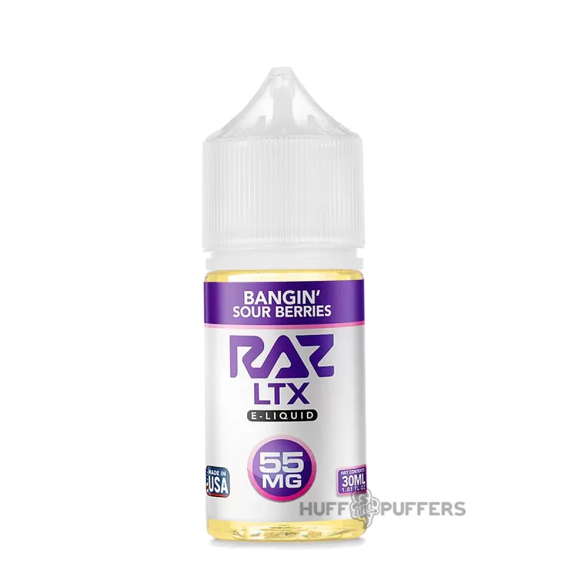 Raz LTX Salt – Bangin’ Sour Berries 30mL - Vape Product, Vape Product