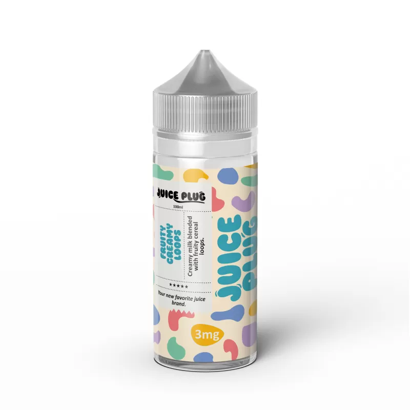 Juice Plug E-Liquid - Fruity Creamy Loops - 100ml - 6mg