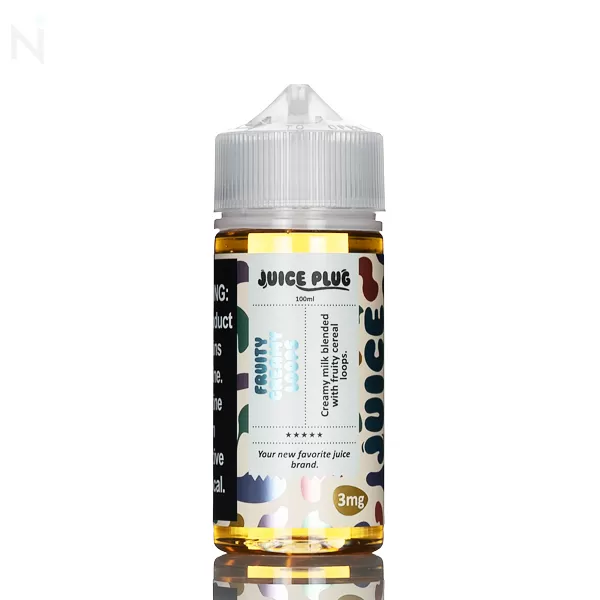 Juice Plug E-Liquid - Fruity Creamy Loops - 100ml - 6mg - Image 2