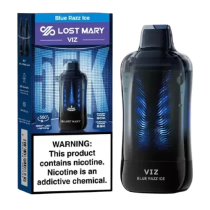 Blue Razz Ice Disposable Vape (55000 Puffs) by Lost Mary VIZ 55K