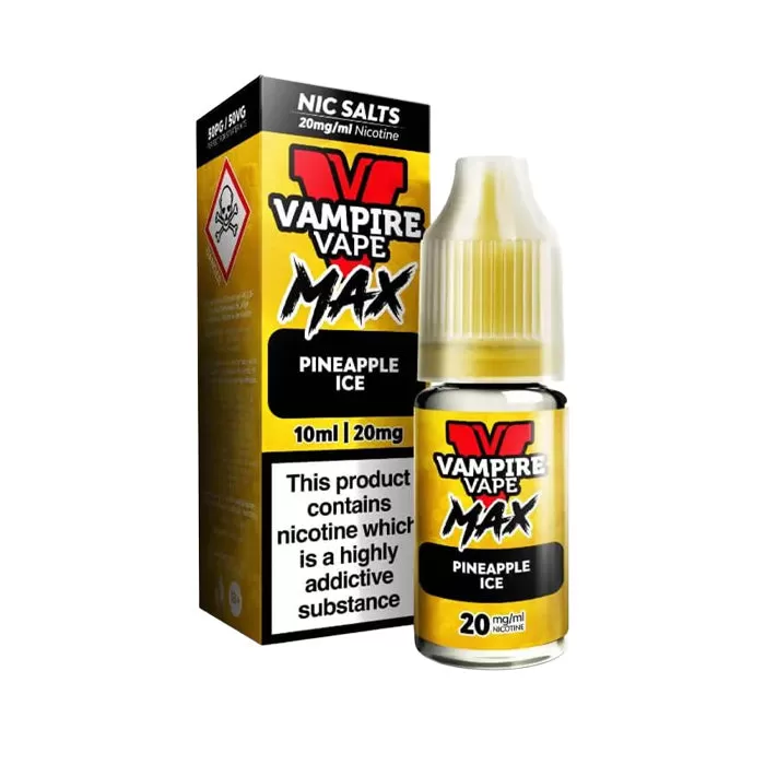 Pineaaple Ice Nic Salt E-Liquid by Vampire Vape Max - 10 mg - Medium Strength