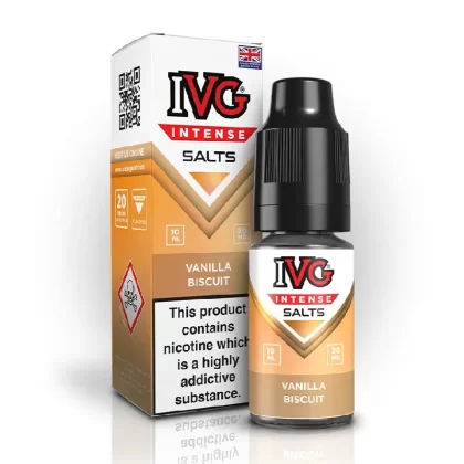 Vanilla Biscuit IVG Intense Salts E-Liquid - Vape Product, Vape Product
