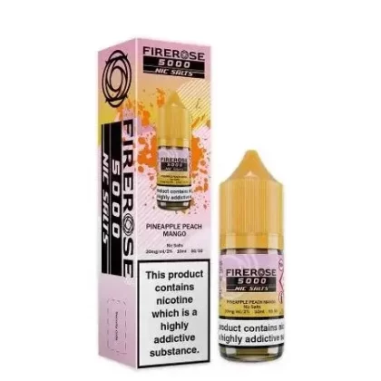 Firerose 5000 Nic Salts – Pineapple Peach Mango
