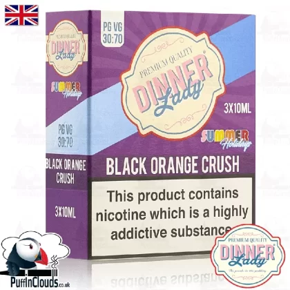Dinner Lady Black Orange Crush E-Liquid (3 Pack)
