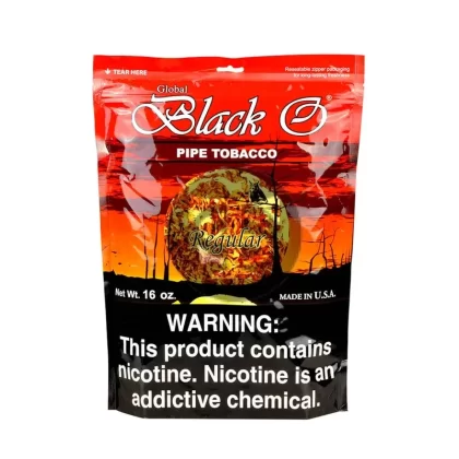 Black O Regular Pipe Tobacco 16 oz. Bag - Vape Store