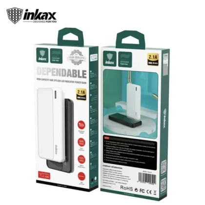 Inkax Dependable High Capacity 10000Mah Power Bank PB-01A