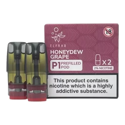 Elf Bar Mate P1 Honeydew Grape Pods (2 Pack) - Ecigpremium