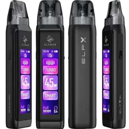 Elf Bar Elfx Ultra Pod Kit - Colour#Black>Blue>Green>Grey>Grey Line>Pink>Silver>White