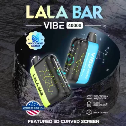 Nixodine Edition | LALA BAR VIBE 40K Disposable Device - 40,000 Puffs - Lone Star Watermelon