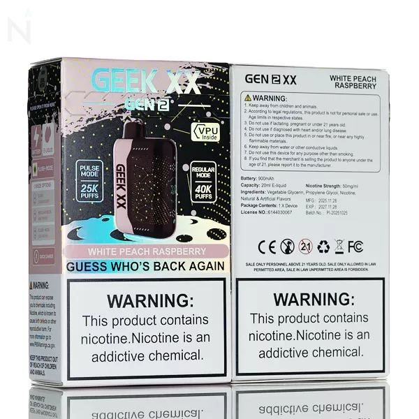 Geek XX Gen 2 40K Puffs Disposable Vape - Sour Fcuking Fab - Image 3