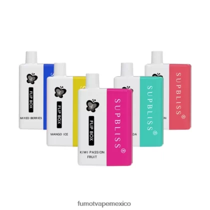 Fumot Supbliss Flip kit de vapeo reemplazable box 6000 – 10ml (1 pieza) manzana doble H0XPTX334 Fumot Vape Sale - Fumotvapemexico